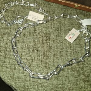 Silver Chain Necklace by Nina Traub